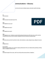 Telecommunications - Glossary