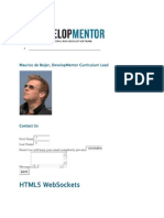 HTML5 WebSockets