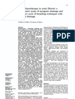 Comparative Study Autogenic Cycle: Physiotherapy Cystic Drainage Breathing Techniques