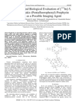 Radiosynthesis and Biological Evaluation of (111in) - 5, 10, 15, 20-Tetrakis (Pentafluorophenyl) Porphyrin Complex As A Possible Imaging Agent