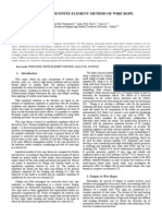 Analysis With Finite Element Method of Wire Rope: TM TM