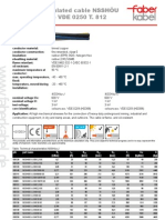 Rubber Insulated Cable NSSHÖU Acc. To VDE 0250 T. 812