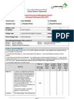 Employee Performance Management System Individual Performance Plan (IPP)