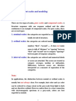 (A) General: 3.2 Measurement Scales and Modeling