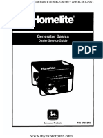 Homelite Generator Basics Rev. 1 Repair Manual PDF