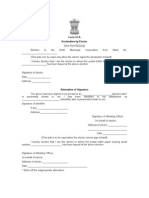 Form 14-A Declaration by Elector