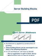 Client Server Building Blocks 