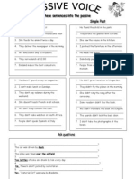 Passive Voice Simlpe Present and Simple Past