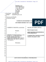 Naranjo V Chase Settlement