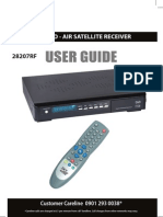 Free - To - Air Satellite Receiver: Customer Careline 0901 293 0038