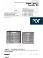 Roland KC-350 Parts List Despiece