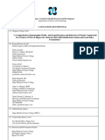 NORMINCORHD Final HIV AIDS Proposal For PCHRD Submission