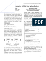 FPGA Implementation of RSA Encryption System: Sushanta Kumar Sahu Manoranjan Pradhan