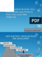 Optimisation of Fuel Cell and Supercapacitors in Electric