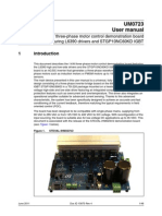 UM0723 User Manual: 1 KW Three-Phase Motor Control Demonstration Board Featuring L6390 Drivers and STGP10NC60KD IGBT