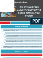 Plugging The Leaks: Improving Reach and Efficiency of The Public Distribution System