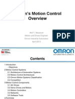 Omron's Motion Control Overview - April 2013