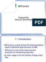 Bittorrent: Prepared by Harsh B. Brahmbhatt