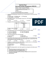 Question Paper Security Analysis and Portfolio Management (MB331F)