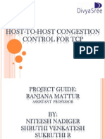 Host To Host Congestion Control For TCP