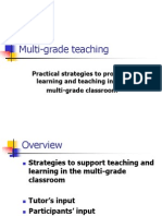 Multigrade Teaching