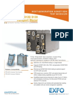 FTB-8120/8130 Transport Blazer: Next-Generation Sonet/Sdh Test Modules