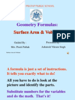 Surface Area and Volume Powerpoint