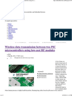 Wireless Data Transmission Between Two PIC Microcontrollers Using Low-Cost RF Modules - Embedded Lab