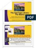 The Ajaxtags Library: The Basics: For Live Ajax & GWT Training, See Training