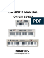 Manual For Midiplus Origin Series