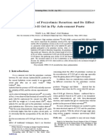 Characterization of Pozzolanic Reaction and Its Effect