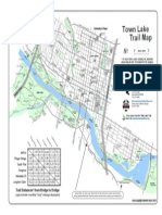 Town Lake Trail Map: Trail Distances From Bridge To Bridge