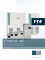 Sinamics G180: Converters - Compact Units, Cabinet Systems, Cabinet Units Air-Cooled and Liquid-Cooled