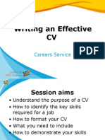 Writing An Effective CV: Careers Service