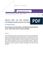 Adjuvant Effect and TLR4 Mediated Activation of Macrophages by Polysaccharide From Polyporus Albicans