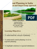 Regional Planning in India A Target Area and Target Group Approach by Tulika Sanadhya