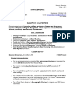 Director Enterprise Data Architecture in San Francisco Bay CA Resume Binayak Banerjee