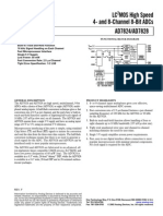 LC Mos High Speed 4-And 8-Channel 8-Bit Adcs Ad7824/Ad7828