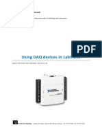 Using DAQ Devices in LabVIEW