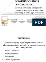 A Telecommunications Network Model