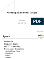 Verifying A Low Power Design: Asif Jafri Verilab Inc