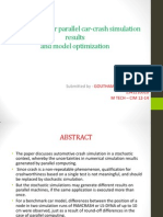 Data Analysis For Parallel Car-Crash Simulation Results