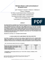 Laser Therapy of Infectious Diseases: Results and Mechanism of