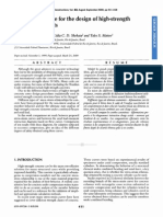 Stress-Strain Curve For The Design of High-Strength Concrete Elements