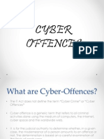 Cyber Offences, IT Act 2000