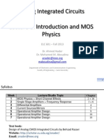 Elc601 Lecture1 Mos