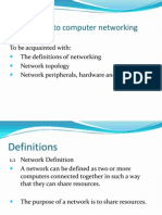 Introduction To Computer Networking