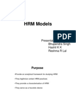 HRM Models