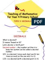 Topic 3 (Decimal) - Y4 09