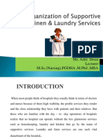 Organization of Linen & Laundry Services in Hospital